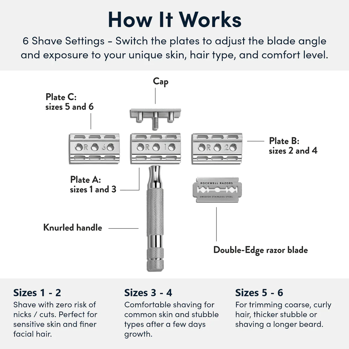6C Double Edge Safety Razor - Image 3