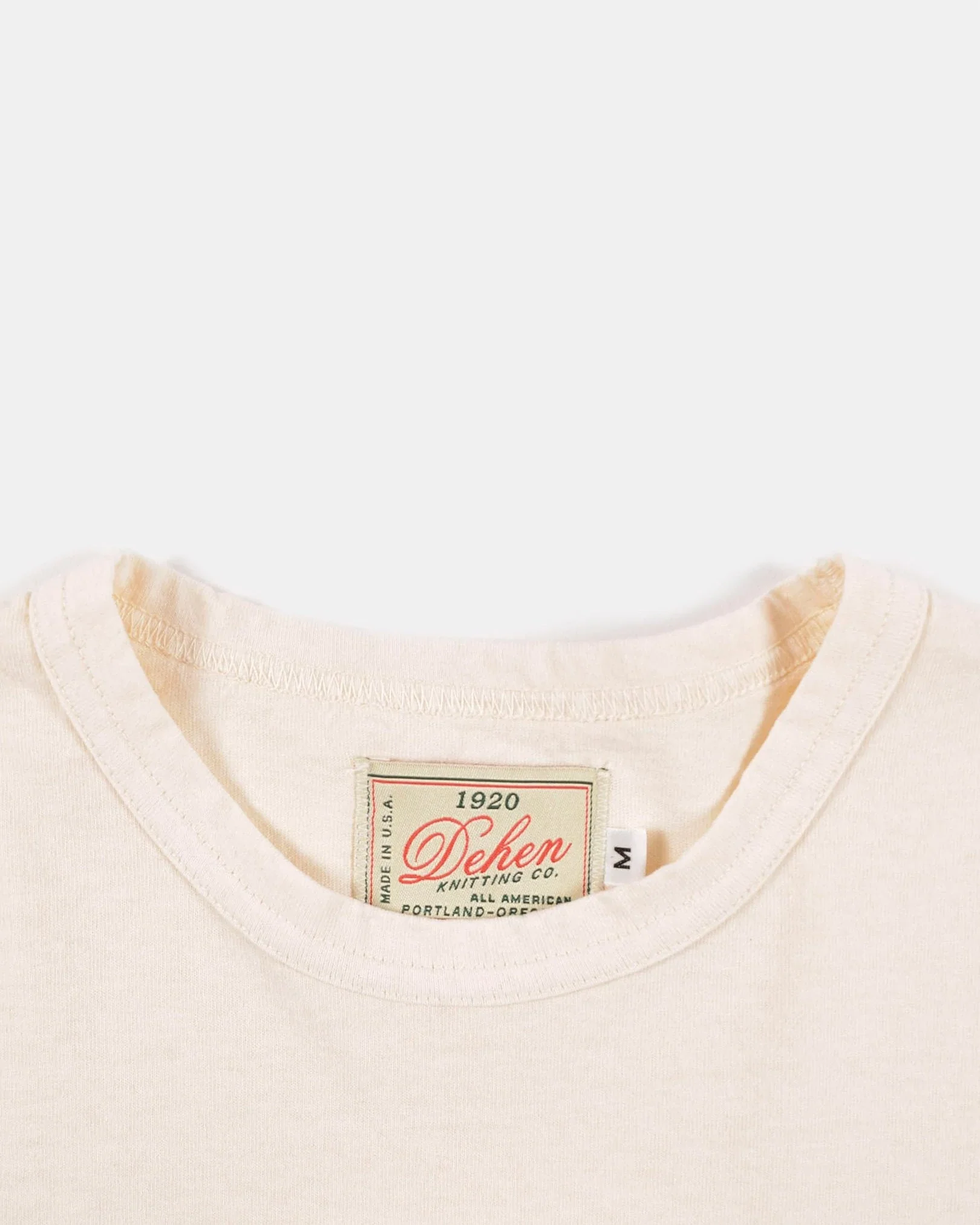 Heavy Duty Single-Pocket Tee in Natural - Image 6