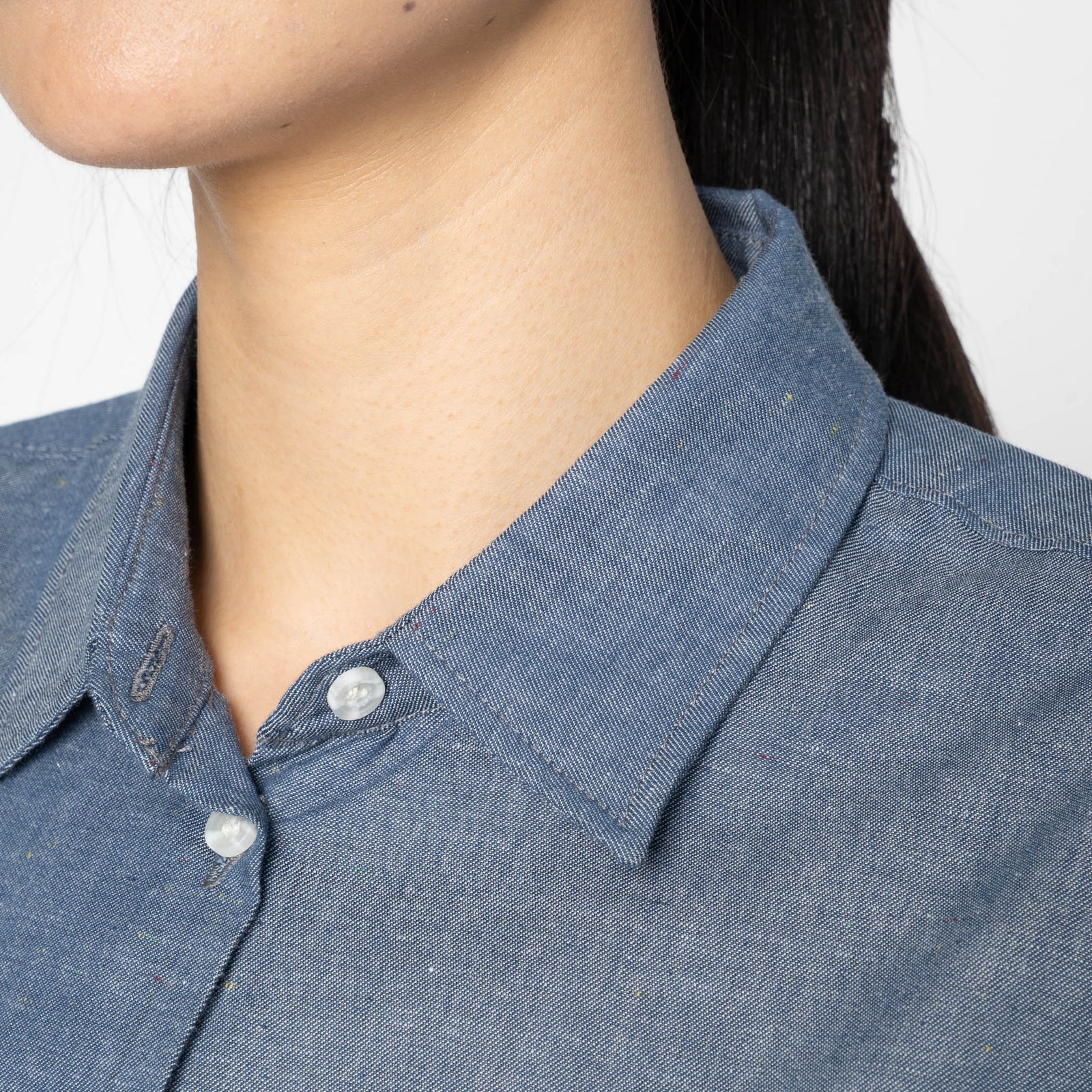 Judy in Chambray with Multicolor Nep - Image 4